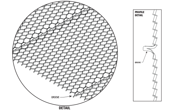 Grooved Self-Furred Metal Lath
