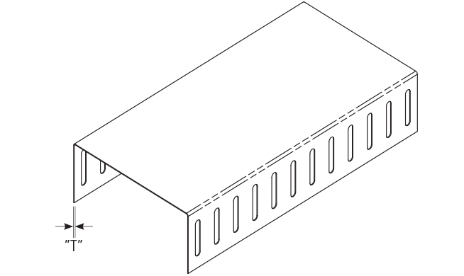 30 mil CST Slotted Track, 2-1/2″ Legs