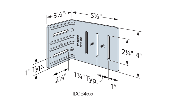 Drift-Clip Bypass Framing Connector