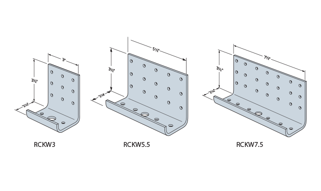RCKW Kneewall Connectors