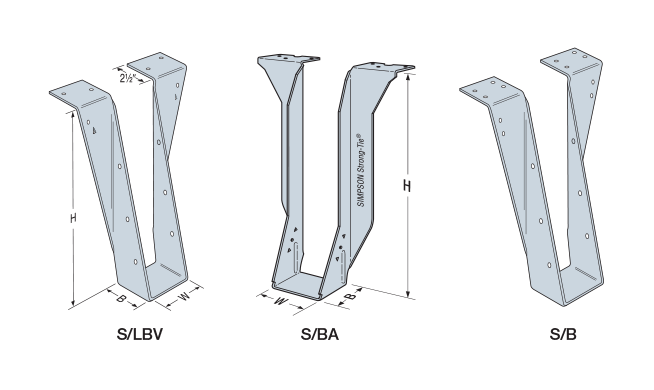 S/LBV, S/B and S/BA Hangers