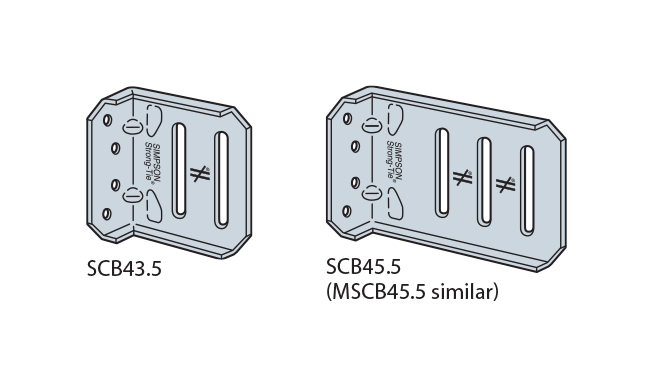 SCB/MSCB Bypass Framing Slide-Clip Connectors